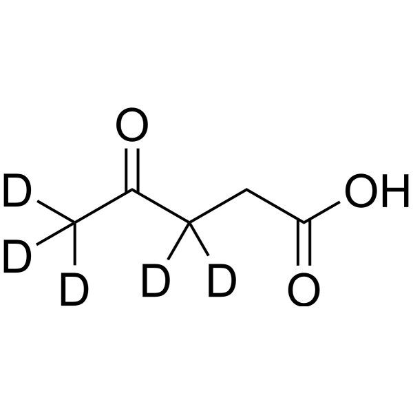 Levulinic acid-d<sub>5</sub> Chemical Structure