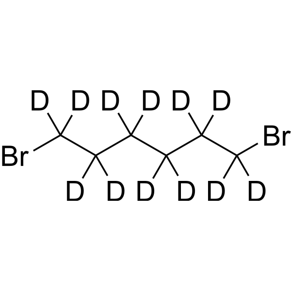 1,6-Dibromo-n-hexane-d<sub>12</sub> Chemical Structure