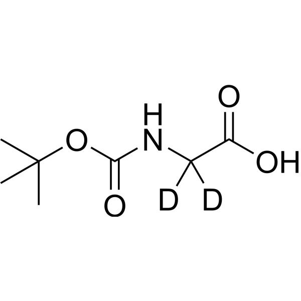 Boc-Glycine-d<sub>2</sub> Chemical Structure