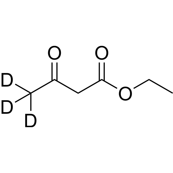 Ethyl acetoacetate-d<sub>3</sub> Chemical Structure