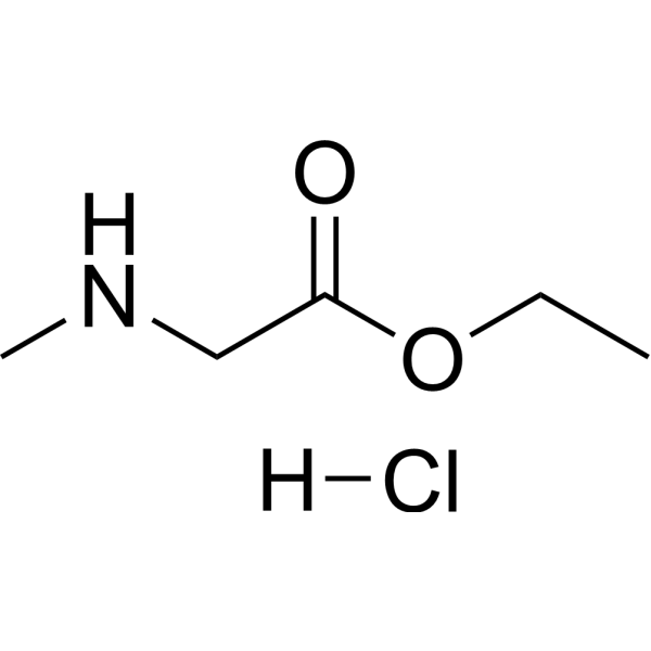 Sarcosine ethyl ester hydrochloride Chemical Structure