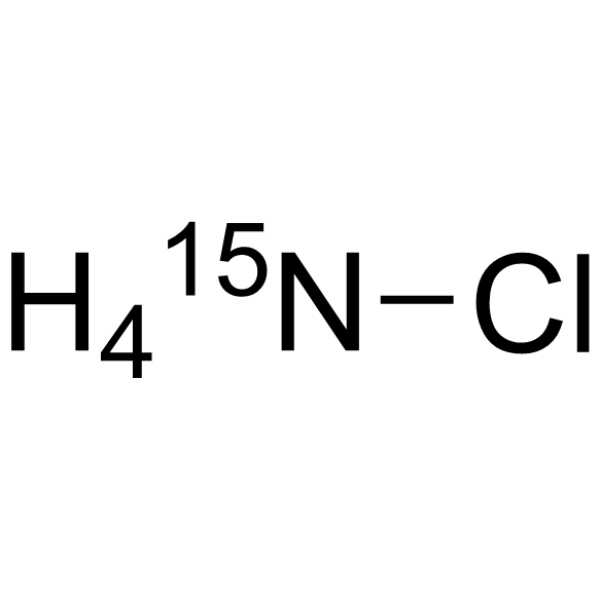 Ammonium chloride-<sup>15</sup>N Chemical Structure