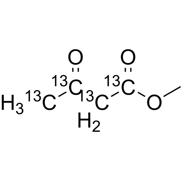 Methyl acetylacetate-<sup>13</sup>C<sub>4</sub> Chemical Structure