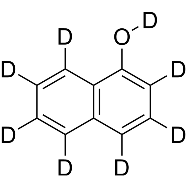 1-Naphthol-d<sub>8</sub> Chemical Structure