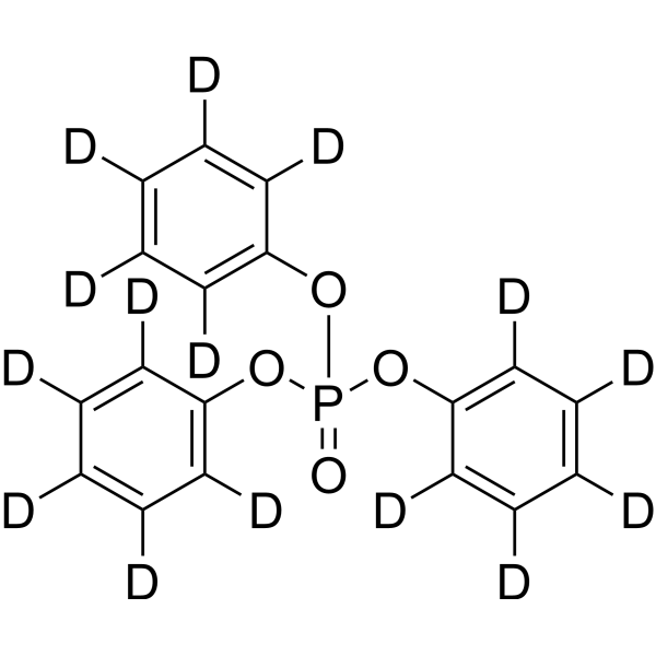 Triphenyl phosphate-d<sub>15</sub> Chemical Structure