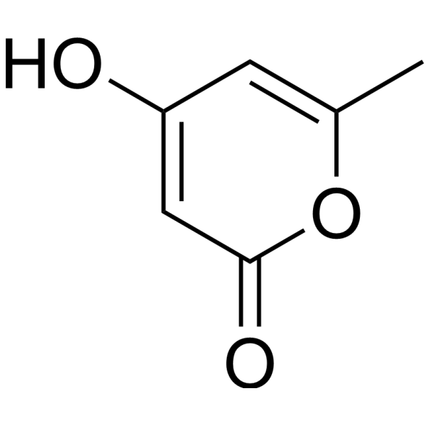 4-Hydroxy-6-methyl-2-pyrone Chemical Structure