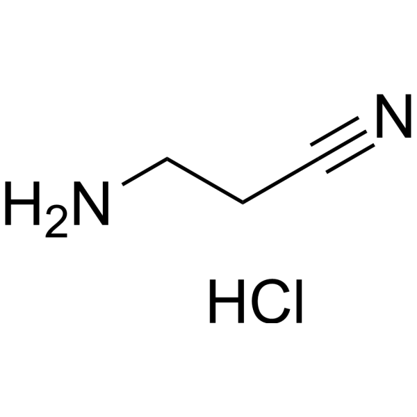 β-Aminopropionitrile hydrochloride Chemical Structure