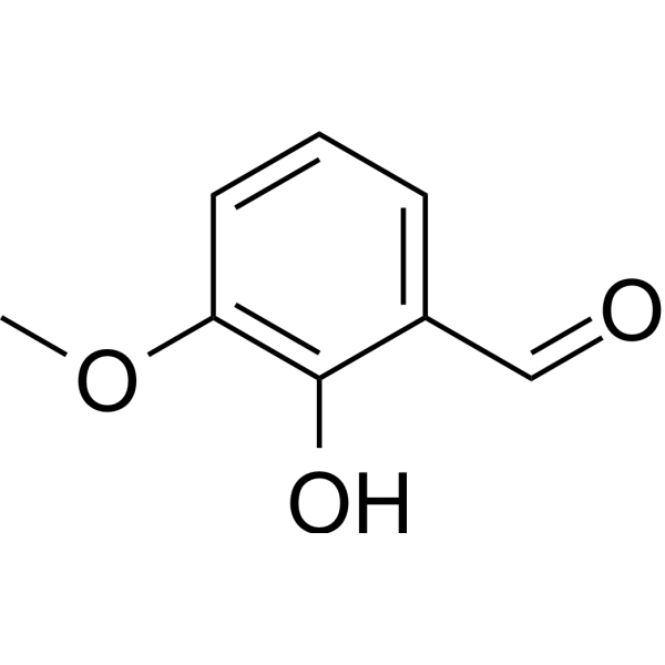 o-Vanillin Chemical Structure