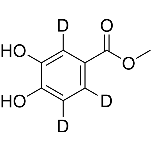Methyl 3,4-dihydroxybenzoate-d<sub>3</sub>-1 Chemical Structure