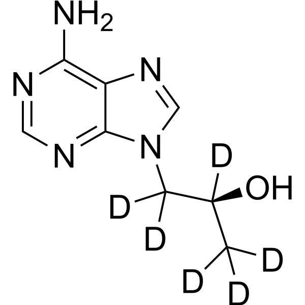 (S)-1-(6-amino-9H-purin-9-yl)propan-2-ol-d<sub>6</sub> Chemical Structure