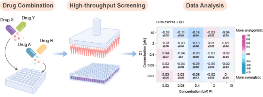 Fig 1. High-throughput Screening Accelerated Combination Drug Therapy [3]