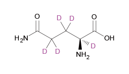 L-Glutamine-d5 structure