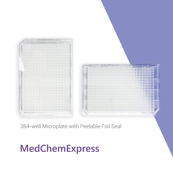 384-well Microplate with Peelable Foil Seal