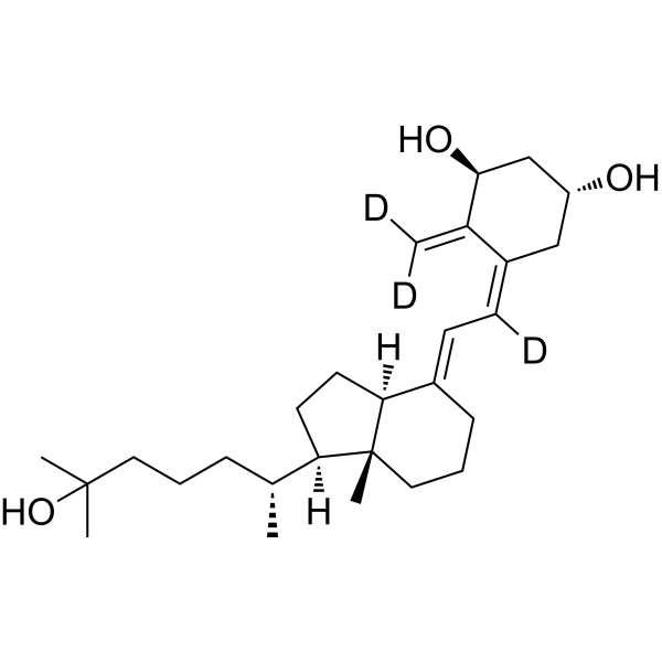 Calcitriol-d<sub>3</sub> Chemical Structure