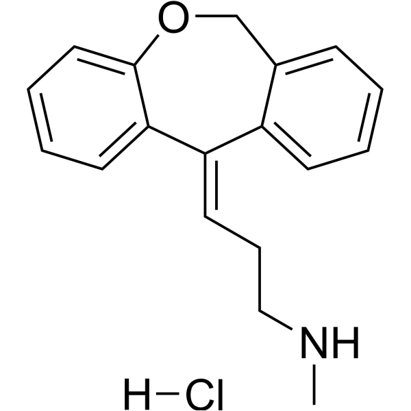 Nordoxepin hydrochloride Chemical Structure