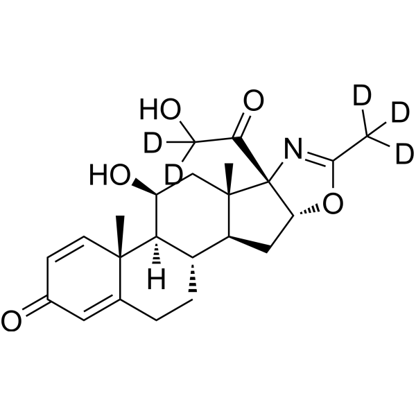 21-Desacetyldeflazacort-d5 Chemical Structure