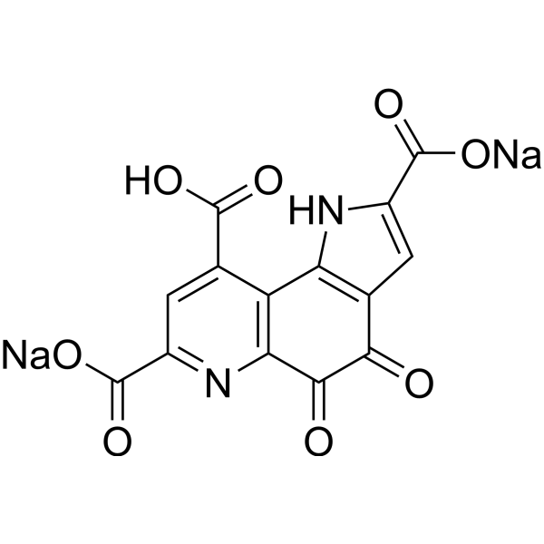 Pyrroloquinoline quinone disodium salt Chemical Structure