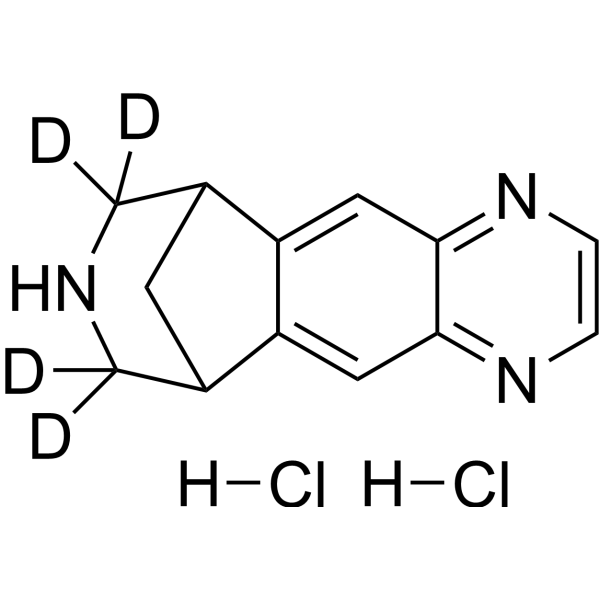 Varenicline-d<sub>4</sub> dihydrochloride Chemical Structure
