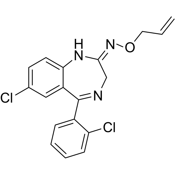 Uldazepam Chemical Structure