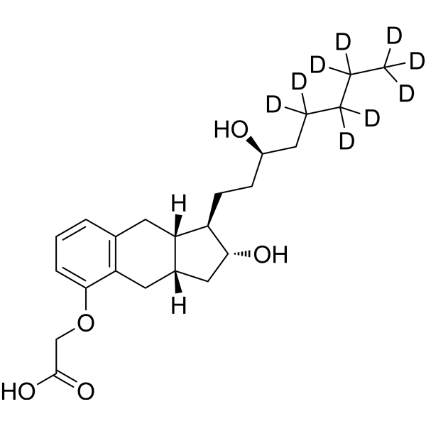 Treprostinil-d<sub>9</sub> Chemical Structure