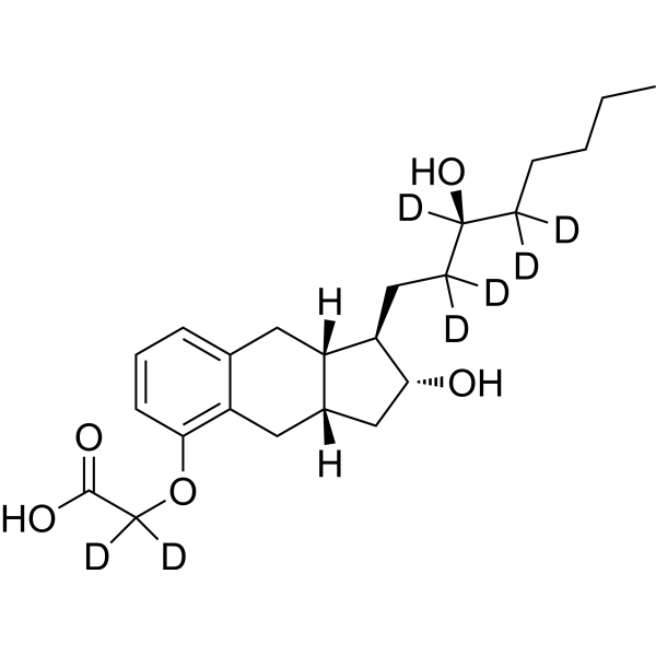Treprostinil-d<sub>7</sub> Chemical Structure