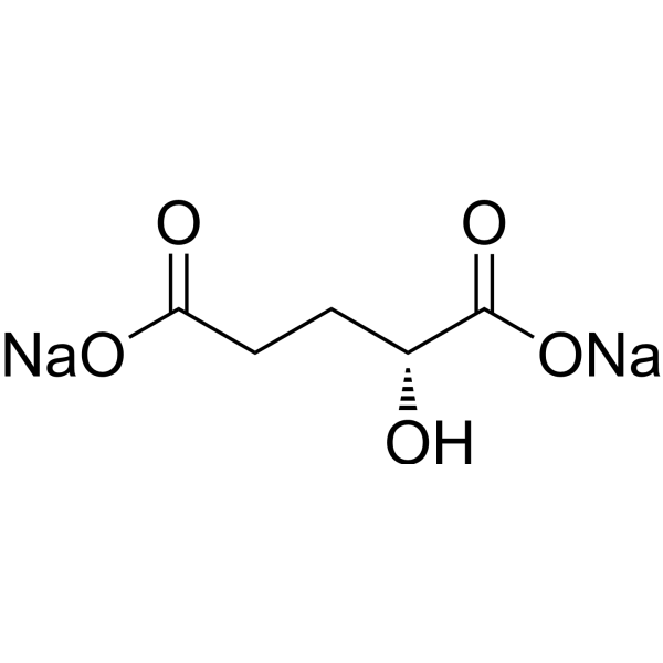D-α-Hydroxyglutaric acid disodium Chemical Structure