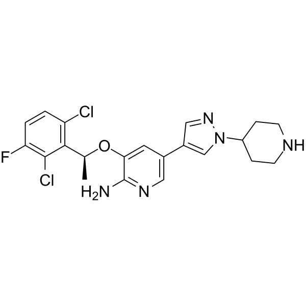 (S)-Crizotinib Chemical Structure