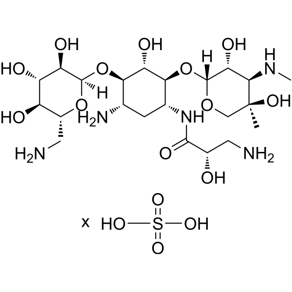 Isepamicin sulfate Chemical Structure