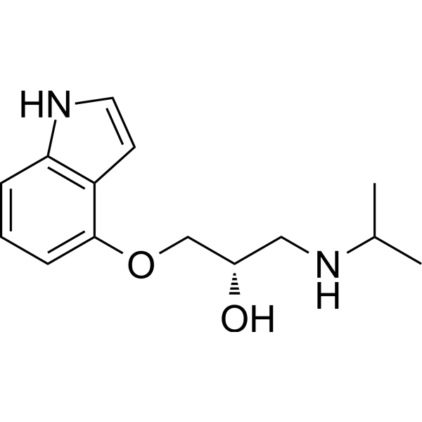 l-Pindolol Chemical Structure