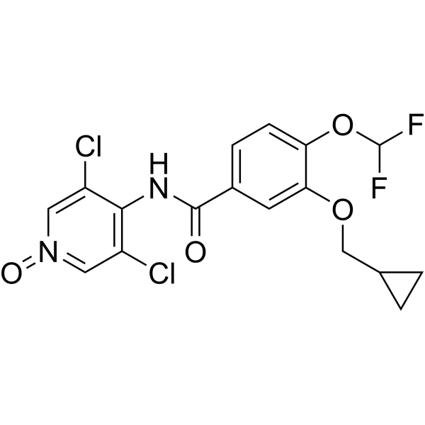 Roflumilast N-oxide Chemical Structure