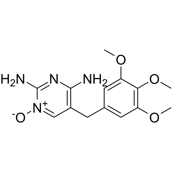 Trimethoprim N-oxide Chemical Structure