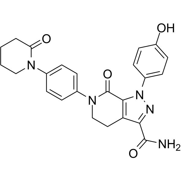 O-Desmethyl apixaban Chemical Structure
