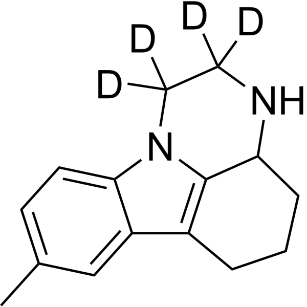 Pirlindole-d<sub>4</sub> Chemical Structure