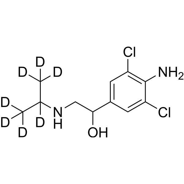 Clenproperol-d<sub>7</sub> Chemical Structure