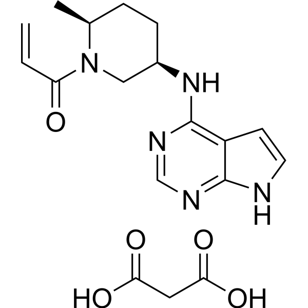 Ritlecitinib (malonate) Chemical Structure