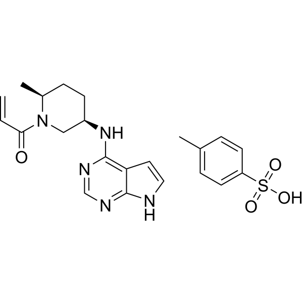 Ritlecitinib tosylate Chemical Structure