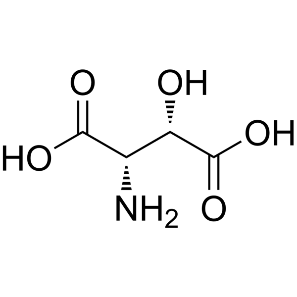 DL-threo-3-Hydroxyaspartic acid Chemical Structure