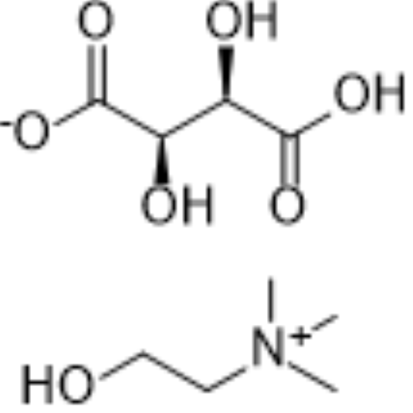 Choline bitartrate Chemical Structure