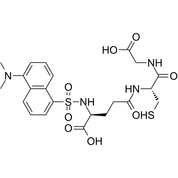 Dansyl glutathione Chemical Structure