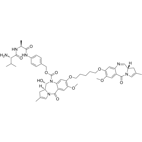 SG3199-Val-Ala-PAB Chemical Structure