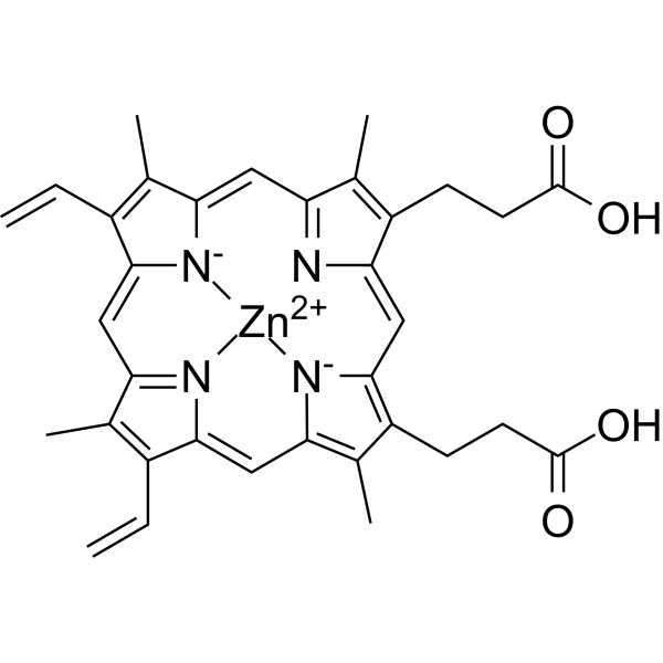 Zinc Protoporphyrin Chemical Structure
