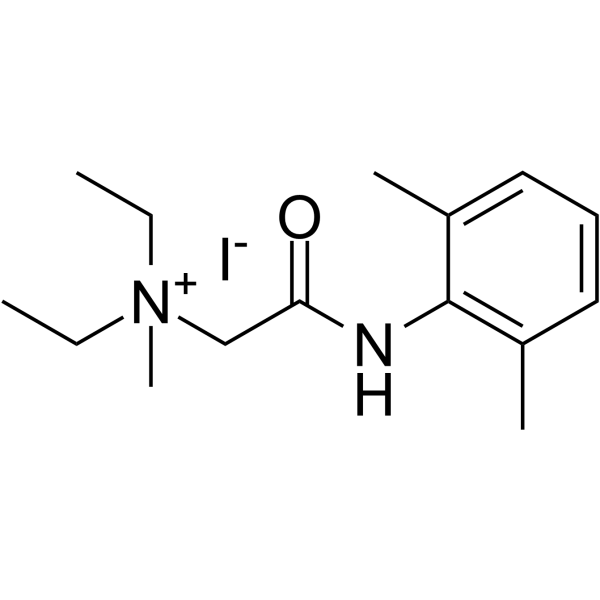 Lidocaine methiodide Chemical Structure