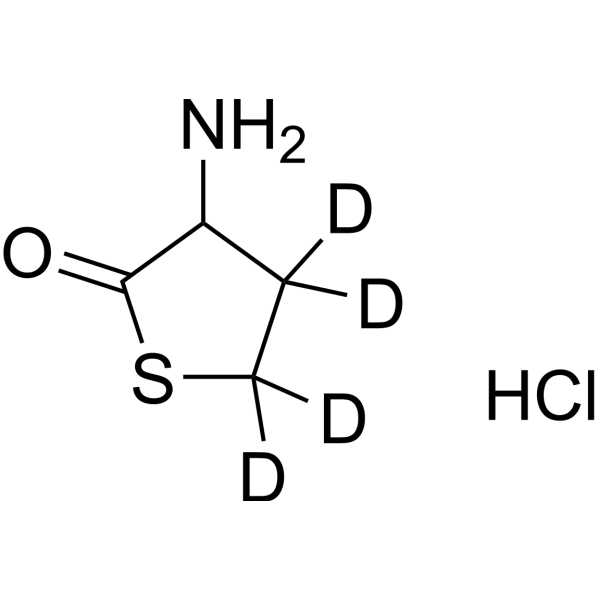 DL-Homocysteine thiolactone-d4 hydrochloride Chemical Structure