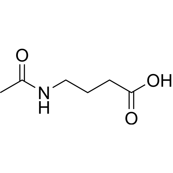 4-Acetamidobutanoic acid Chemical Structure