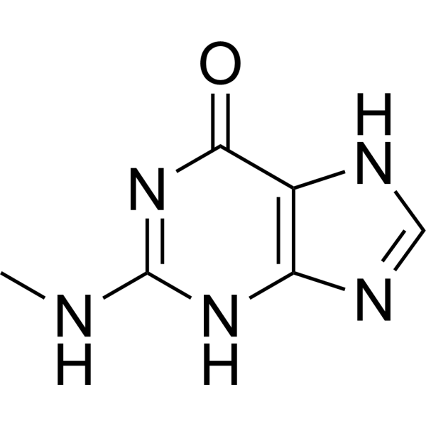2-(Methylamino)-1H-purin-6(7H)-one Chemical Structure