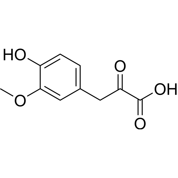 Vanilpyruvic acid Chemical Structure
