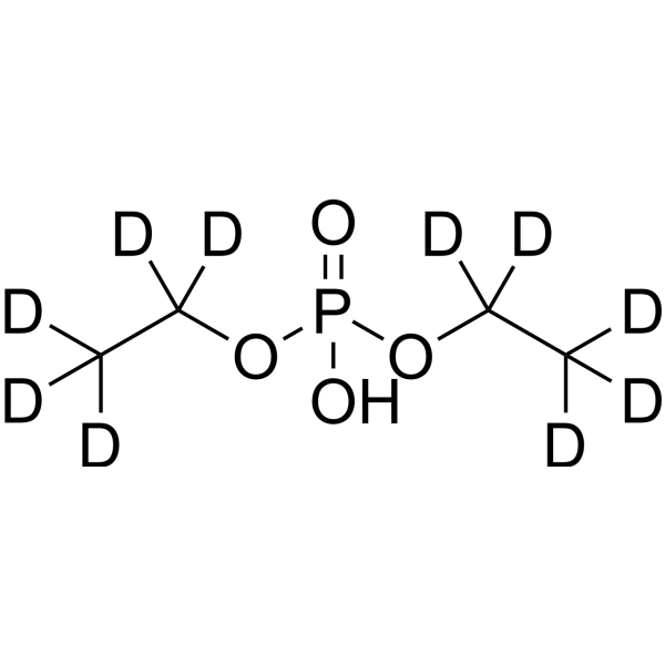 Diethyl phosphate-d<sub>10</sub>-1 Chemical Structure