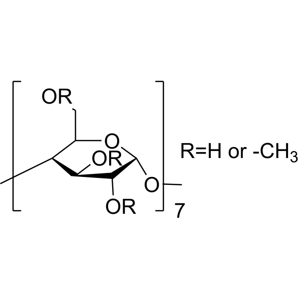 Methyl-β-cyclodextrin Chemical Structure