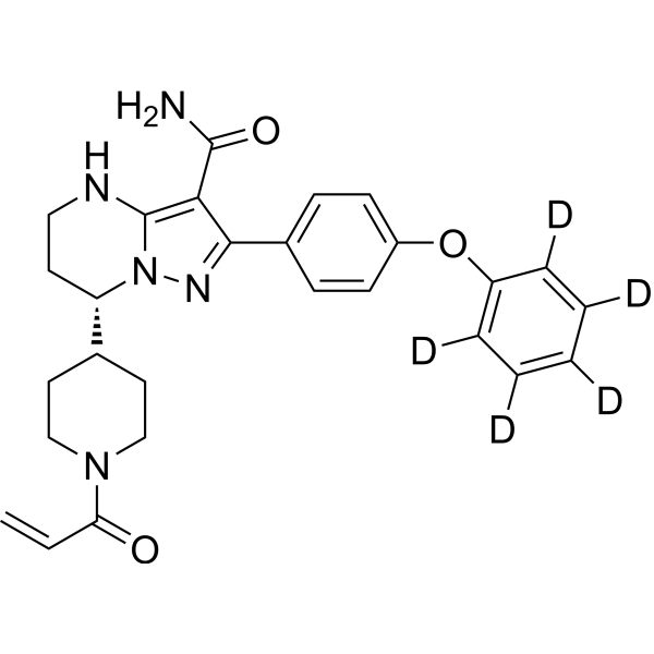 Zanubrutinib-d<sub>5</sub> Chemical Structure