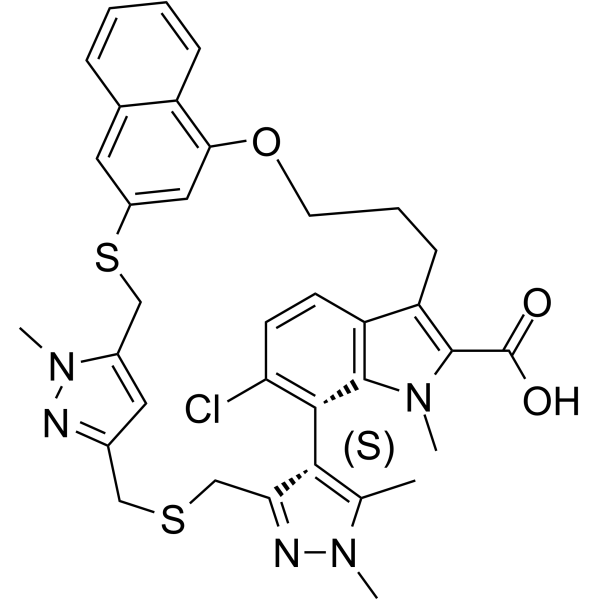 AZD-5991 (S-enantiomer) Chemical Structure